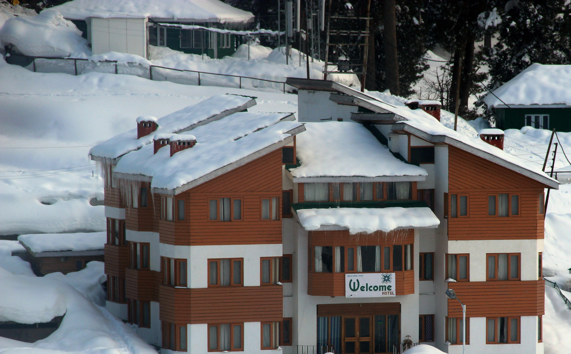 Welcome Hotel Gulmarg Bagian luar foto